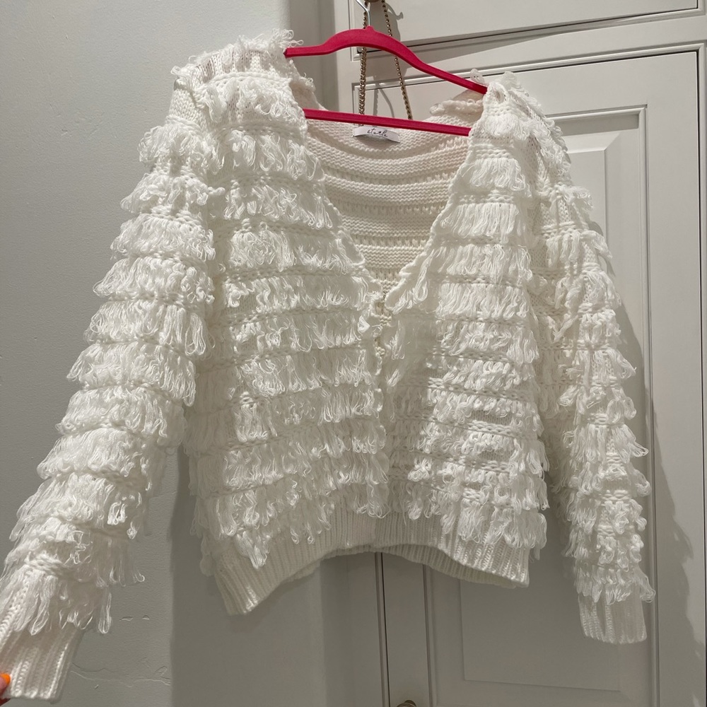 Van De Vort shirred buckle cardigan